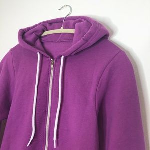 American Apparel Dark Orchid Flex Fleece XS XL
